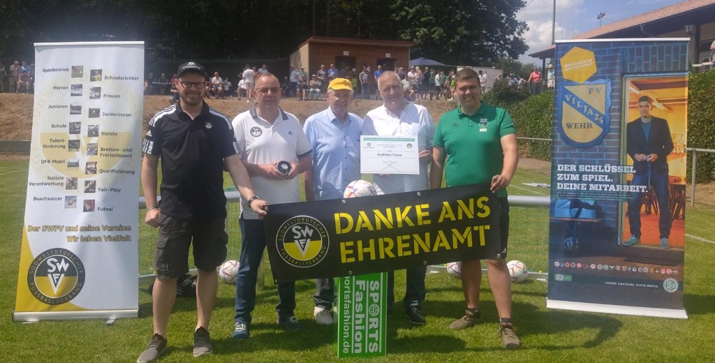 Andreas Faass – DFB-Ehrenamtspreis / Club 100