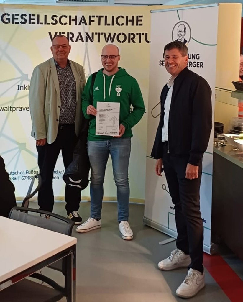 Sepp-Herberger-Urkunde 2024 – Handicap-Fußball für den SV Lemberg