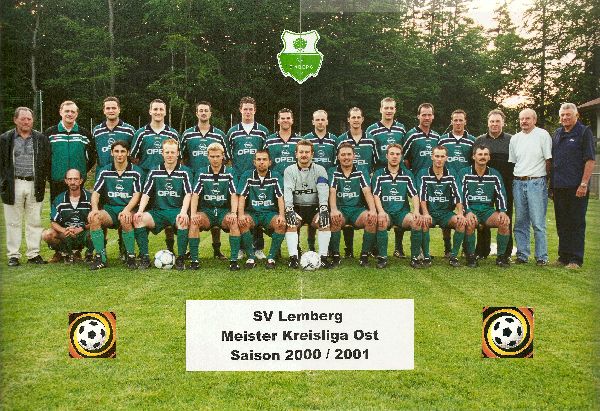 Meistermannschaft Kreisliga Ost 2000/2001